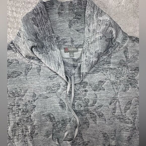 Talbots Pullover w Kangaroo Zip Pouch Size Small - Picture 4 of 6